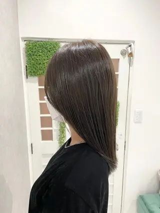 ミディアム カラー パーマ ヘアアレンジ メンズ キッズ ネイル マツエク・マツパ アイブロウ Leyシェアサロン所属・Ken ドライカット ✂️水素ケアのヘアスタイル