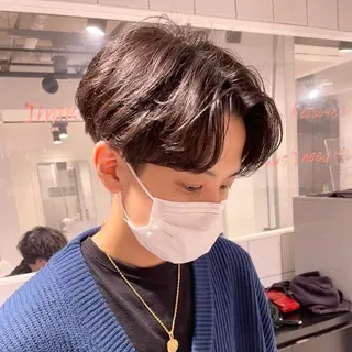 ショート カラー パーマ メンズ 🔥札幌No.1🥇 パーマ特化美容師🔥のヘアスタイル