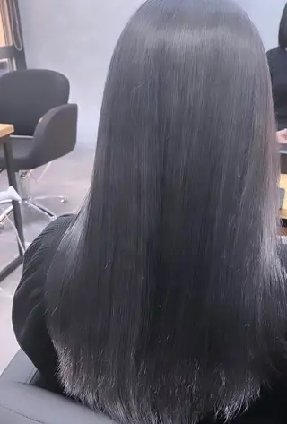 ロング カラー 熊谷 有紗のヘアスタイル