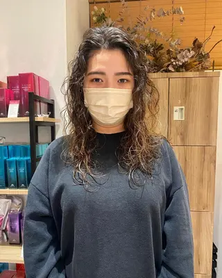 ロング パーマ パーマ指名No1 /namiのヘアスタイル