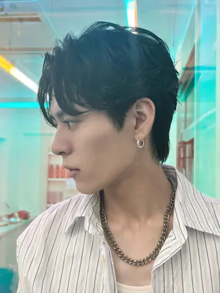 ショート メンズ 岩井 虎大郎のヘアスタイル