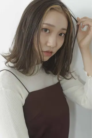 ミディアム 透明感韓国ヘア♡ みつきのヘアスタイル
