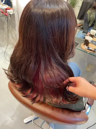 セミロング chic 有山 美瑠のヘアスタイル