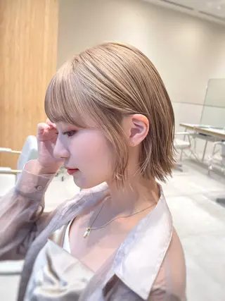 ショート カラー パーマ ヘアアレンジ レイヤーカット/ボブ /縮毛矯正✨大輝のヘアスタイル