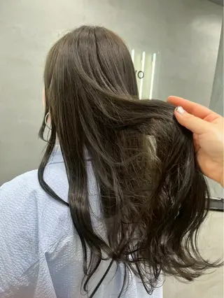 ロング カラー 🫧ワンカラー🫧 えりかのヘアスタイル