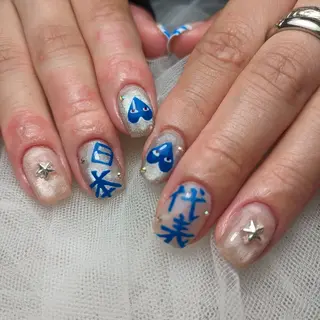 ネイル 門戸厄神プライベートサロンulunail所属・ulunail mikaのネイルデザイン