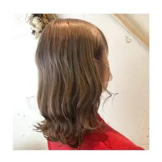 ミディアム ❁⃘ ち だ り さ ❁⃘のヘアスタイル