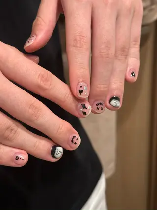 ネイル 🎀 Hiyubi._.nail 🫧所属・🎀フェイ フェイ🫧💗のネイルデザイン