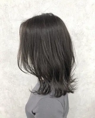 ミディアム カラー ショート、韓国メンズ ヘアのかつらぎのヘアスタイル