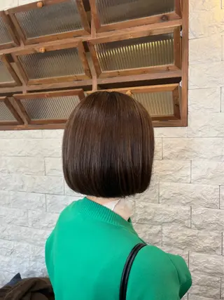 ショート カラー パーマ 赤木蓮/メンズ特化 パーマ/ハイトーンのヘアスタイル