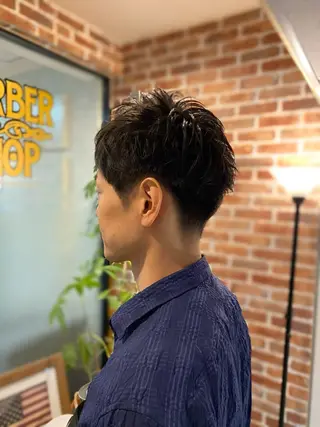 ショート メンズ スカイシープレイス所属・金田 和大のヘアスタイル