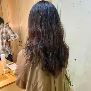 ロング パーマ パーマ美容師 hanaのヘアスタイル
