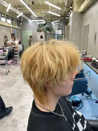 ミディアム メンズ the path だいちのヘアスタイル