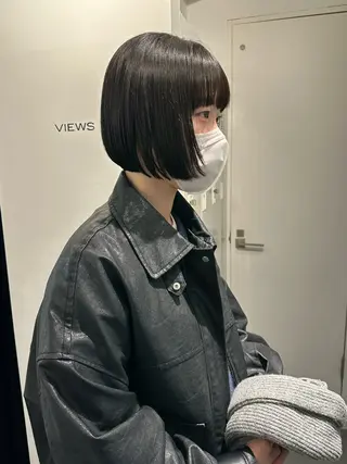 ショート ボブ/似合わせカット /ニュアンスカラーのヘアスタイル