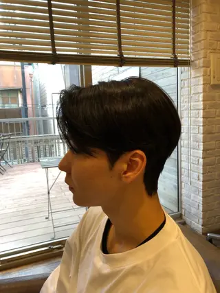 メンズ 韓国メンズヘア シンユウのヘアスタイル