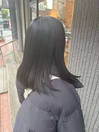 セミロング ゆうこ🍀髪質改善/ ストレート/艶カラーのヘアスタイル