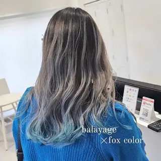 ロング カラー E Komo hair所属・Wow❕E Komo hair 永井一輝のヘアスタイル