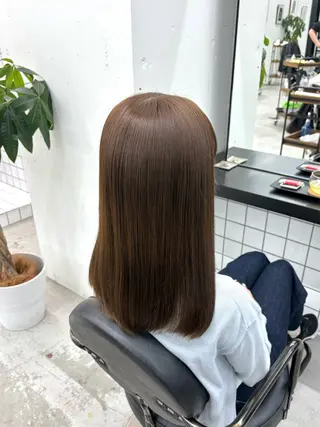 セミロング カラー 🌟ゆりあ🌟 JILLSTUDIOのヘアスタイル