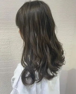 ロング カラー 韓国ヘア/耳ツボジュ エリー♡ayumuのヘアスタイル