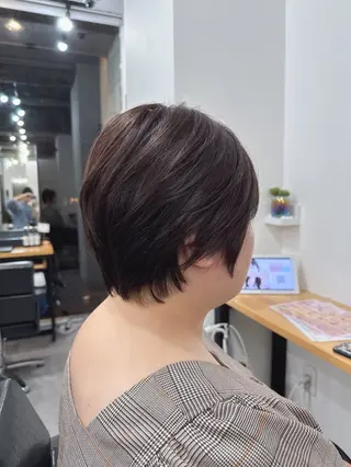 ショート 福間克徳/顔まわり /レイヤーカットのヘアスタイル