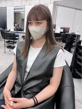 セミロング カラー kimika🥑 メンズ/髪質改善のヘアスタイル