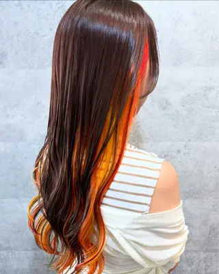 カラー La luna所属・🐘おおうちみお🐘 /🍎暖色カラー🌸のヘアスタイル