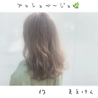 ミディアム カラー 前田 健太のヘアスタイル