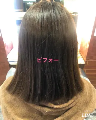 セミロング カラー エル美容室所属・織田 英之のヘアスタイル