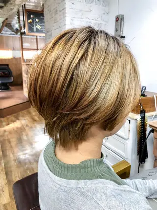 ショート カラー Laf.【ラフ］北坂戸駅前所属・🌈New Open Laf.🌈奥居伸輔のヘアスタイル