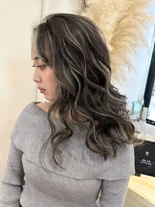 ロング カラー Dimo＆所属・ハイライトカラー /ダイスケのヘアスタイル