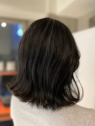 ミディアム aletta  大森町所属・韮澤 里奈のヘアスタイル