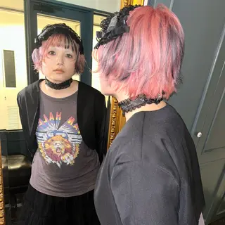 ショート カラー 7Bridge 滝内ひよりのヘアスタイル