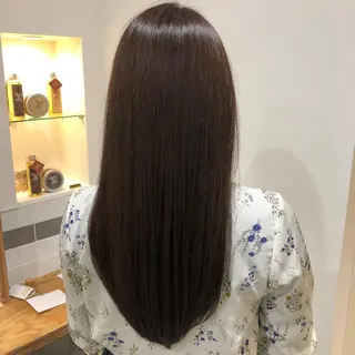 ロング 髪質改善ストレー ト指名NO.1林駿希のヘアスタイル