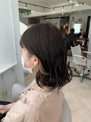 ミディアム 💛ハイトーン💛 りむのヘアスタイル