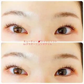 マツエク・マツパ 🎼グラデーション スタイル札幌♫*✧のマツエク・マツパデザイン