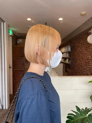 ショート カラー ヘアアレンジ ミズタ マイのヘアスタイル