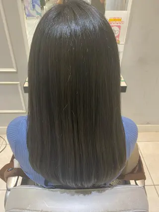 セミロング 韓国ヘア🍒渡辺 咲🍒のヘアスタイル