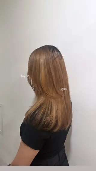 セミロング 🔅こがねざわ みさき🔅のヘアスタイル