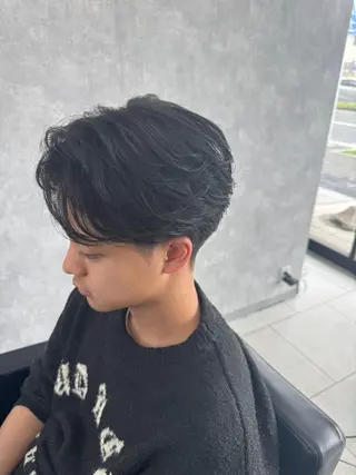 ミディアム メンズ 中川/縮毛矯正/ 高羽　克明のヘアスタイル