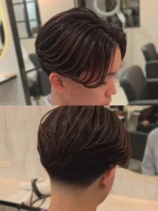 メンズ ミディアム Lapis 名古屋駅前店所属・LEN名古屋/パーマ 海外ヘア/メンズ特化のヘアスタイル