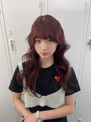 ロング euphoria新宿通り所属・ブリーチなしwcr yumeのヘアスタイル