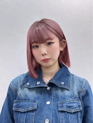 ミディアム カラー AISA viewNAGOYAのヘアスタイル