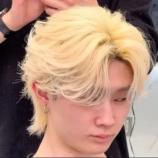 ミディアム カラー パーマ メンズ MEN'S HAIR SENSE 渋谷宇田川交番前 【メンズヘア センス 】所属・♥️モテ髪美容師♠️ REIのヘアスタイル
