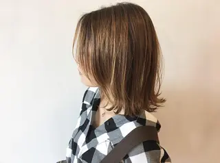 ミディアム カラー 鈴木 翔梧のヘアスタイル