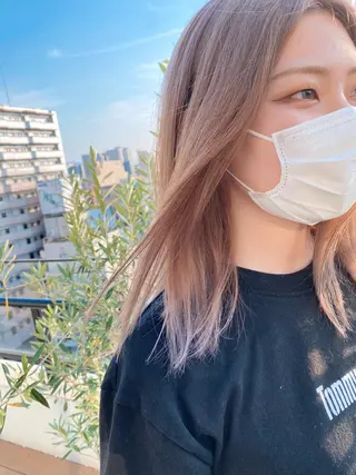 ミディアム カラー Living所属・ヨシモトリョウ 髪質改善/美髪のヘアスタイル