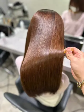 ロング 【ヤバ髪から美髪へ】 縮毛矯正特化アチワのヘアスタイル