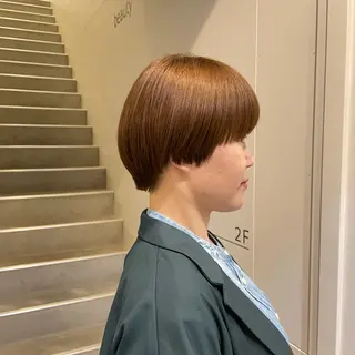 ショート A/LEE所属・久保田 千尋のヘアスタイル