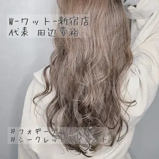 セミロング カラー パーマ ヘアアレンジ メンズ キッズ ネイル マツエク・マツパ 🫧代表/新宿駅近/ 限定価格🫧田辺貴裕のヘアスタイル