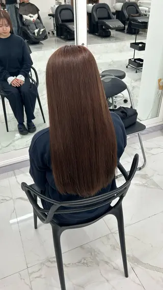 ロング 艶カラー/レイヤー カット🖤Akaneのヘアスタイル