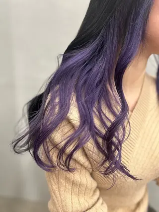 ロング カラー N/デザインカラー 🌿ナギのヘアスタイル